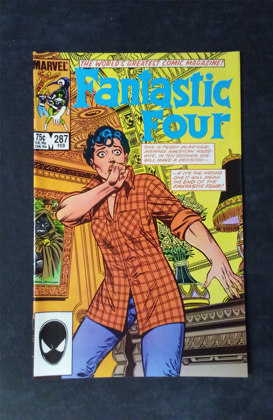 Fantastic Four #287 Direct Edition 1986 marvel Comic Book