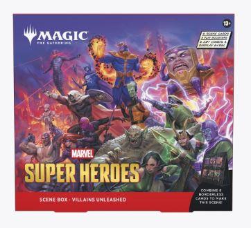 MTG TCG Universes Beyond- Marvel Super Heroes Scene Box: Villians Unleashed By Wizards of the Coast