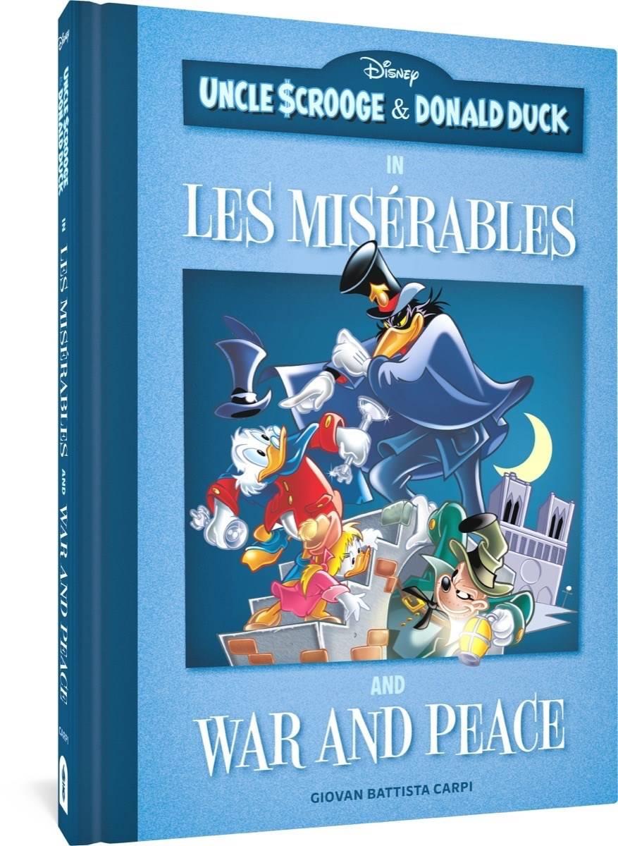 Uncle Scrooge & Donald Duck Les Miserables & War & Peace Hc Fantagraphics Books Comic Book