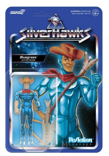 SilverHawks ReAction Figures Wave 01 Bluegrass (Toy Version) by Super7