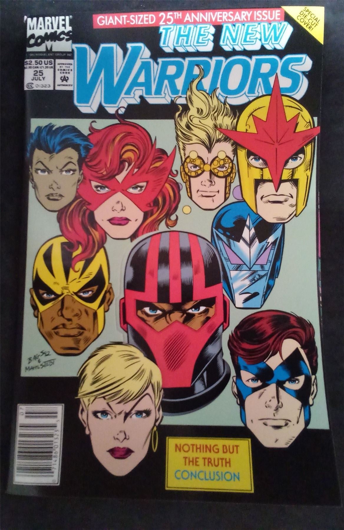 The New Warriors #25 1992 Marvel Comics Comic Book