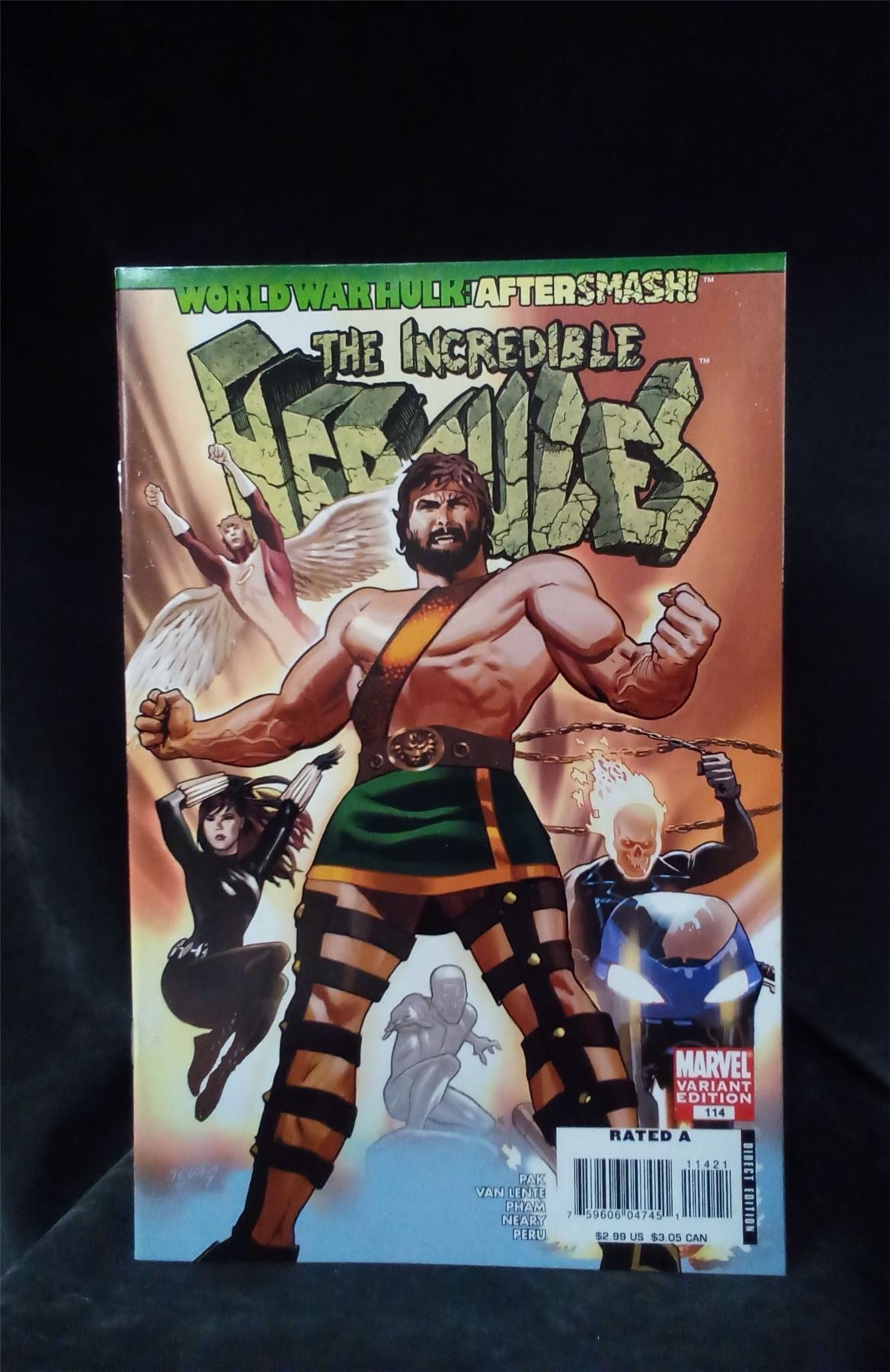 Incredible Hercules #114 Variant Cover 2008 Marvel Comic Book