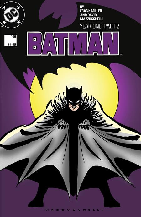 Batman #405 Facsimile Edition Cvr A David Mazzucchelli DC Comics Comic Book