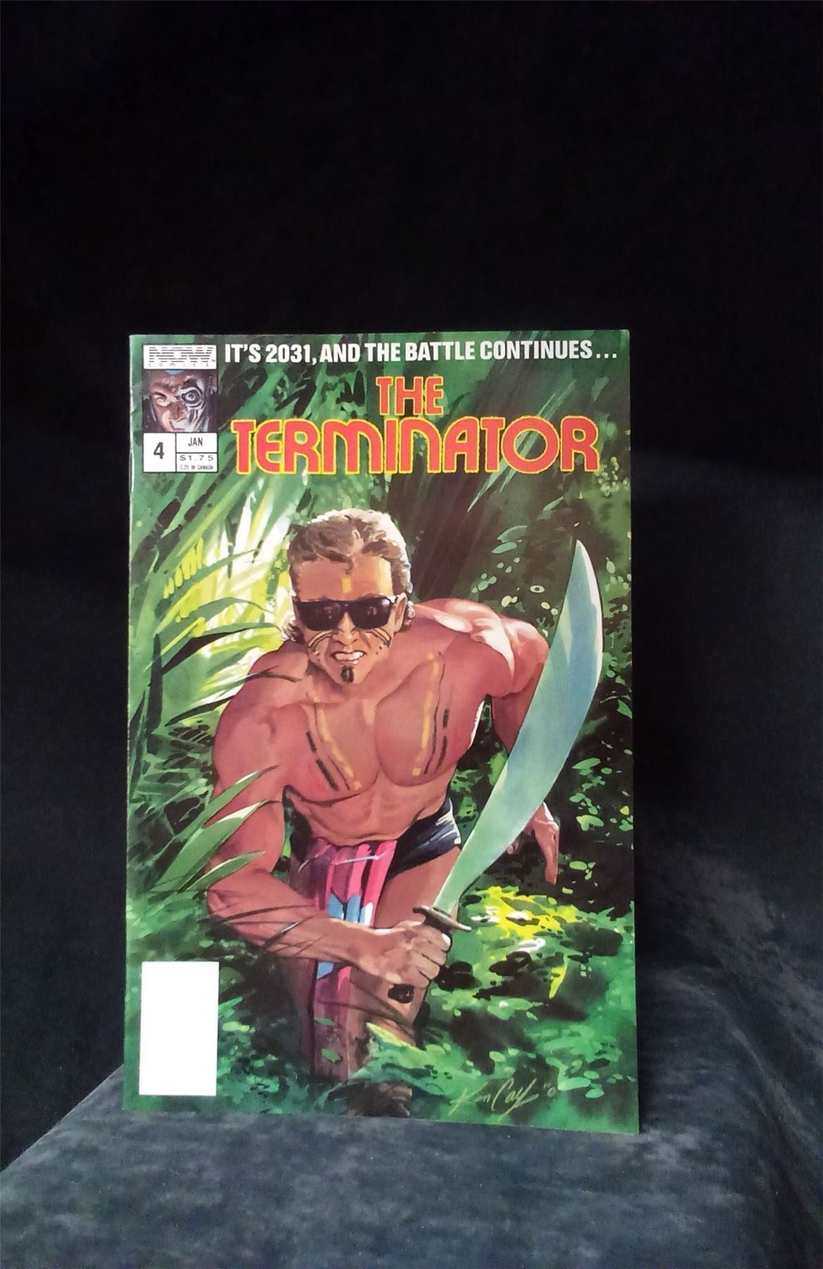 The Terminator #4 1988 now-comics Comic Book