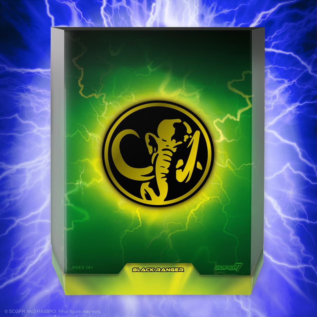 Power Rangers Ultimates W3 Black Ranger Action Figure