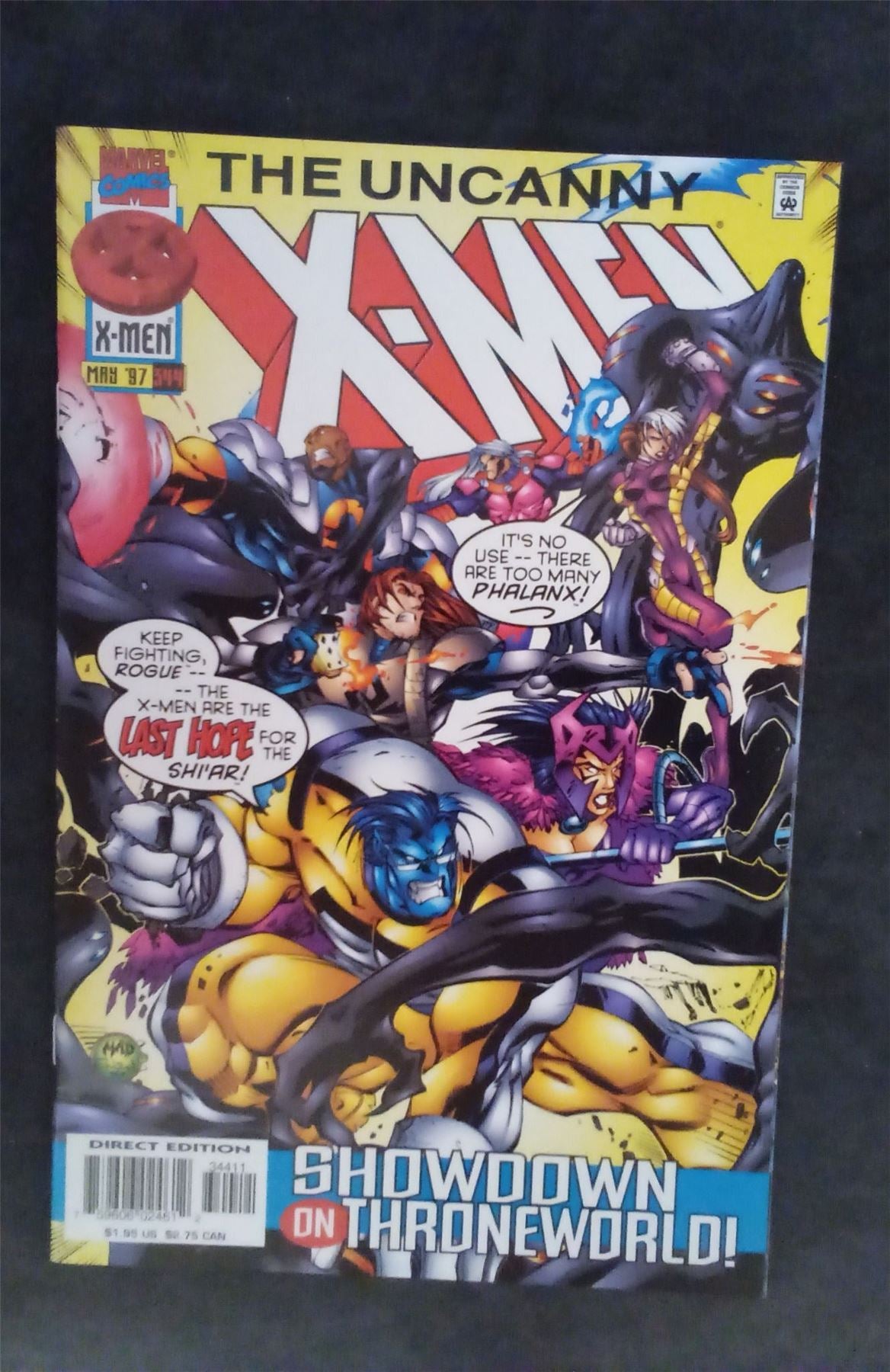 The Uncanny X-Men #344 1997 marvel Comic Book