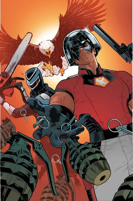 PEACEMAKER PRESENTS THE VIGILANTE EAGLY DOUBLE FEATURE #4 (OF 5) CVR B JEFF SPOKES CARD STOCK VAR (MR)  DC Comics Comic Book 2025