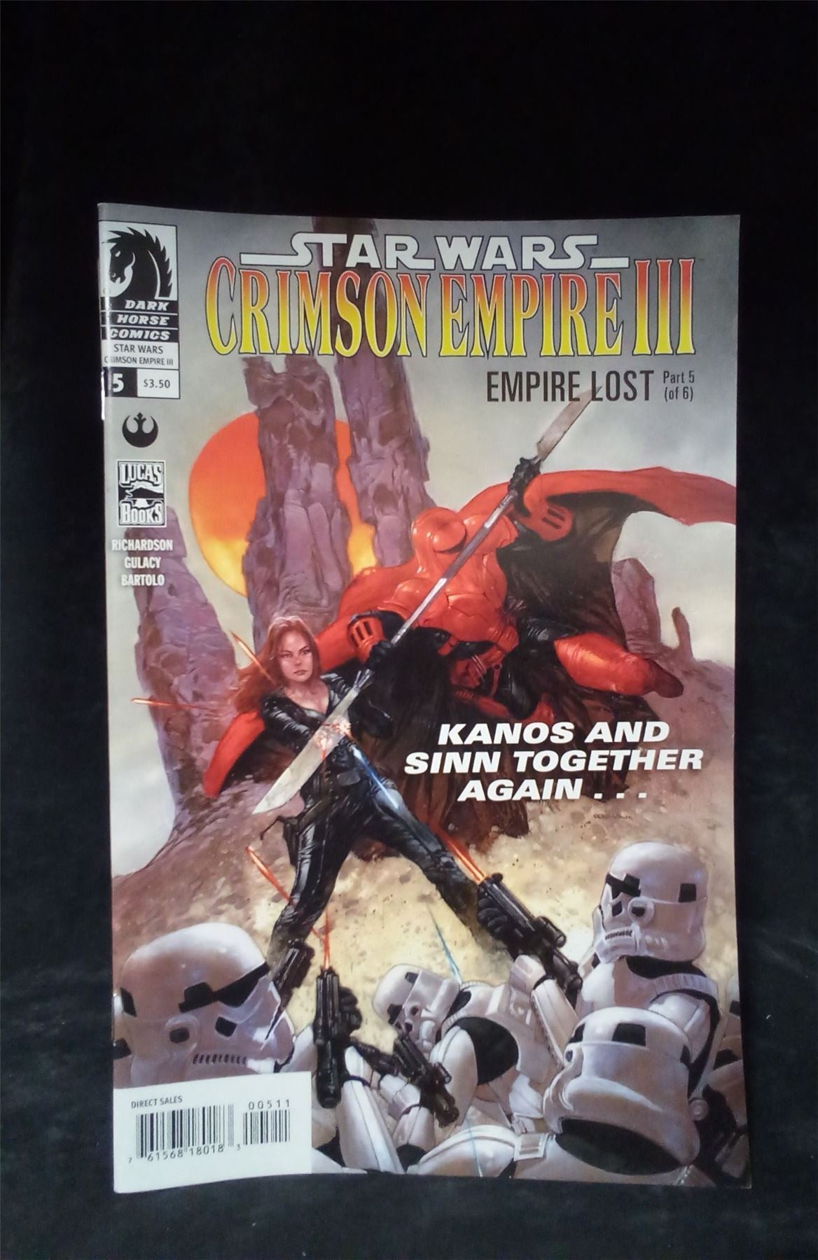 Star Wars: Crimson Empire III - Empire Lost #5 2012  Comic Book