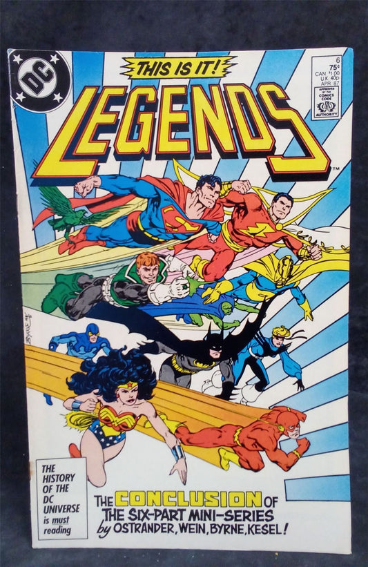 Legends #6 1987 DC Comics Comic Book