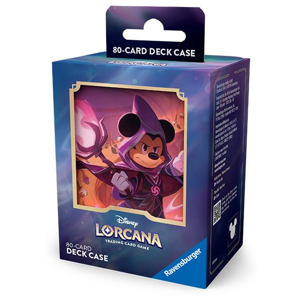 Deck Box Disney Lorcana Reign of Jafar- Mickey Mouse, Wayward Sorcerer By Ravensburger