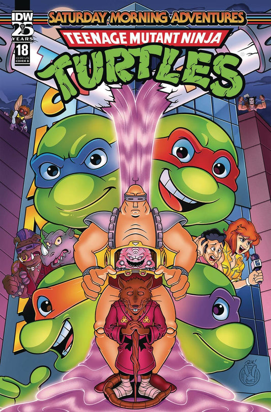 Tmnt Saturday Morning Adv 2023 #18 Cvr B Mack Idw-prh Comic Book