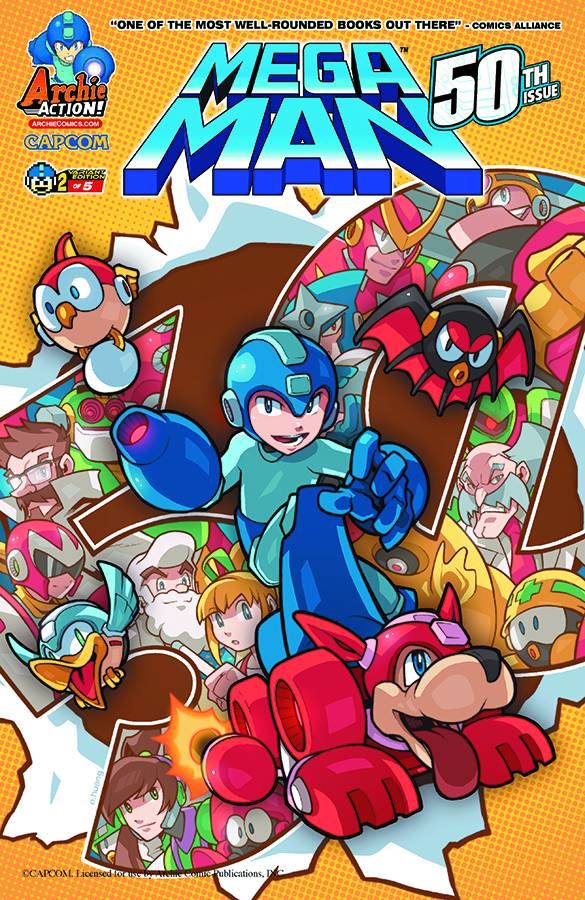 Mega Man #50 Huang Var Cvr (Huang Var Cvr) Archie Comic Publications Comic Book
