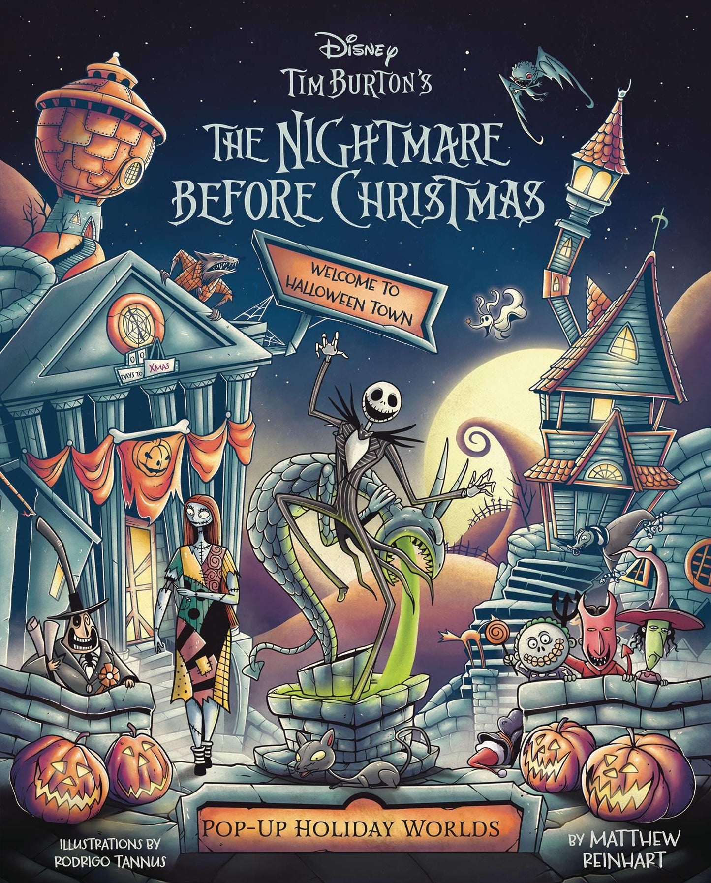 Nightmare Before Christmas Pop Up Holiday Worlds Insight Editions Comic Book