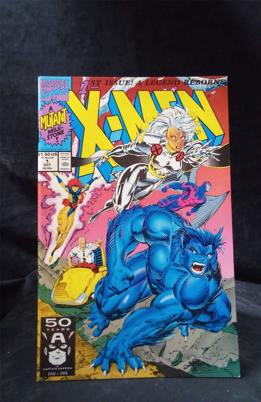 X-Men #1 Storm and Beast Cover 1991 Marvel Comics Comic Book