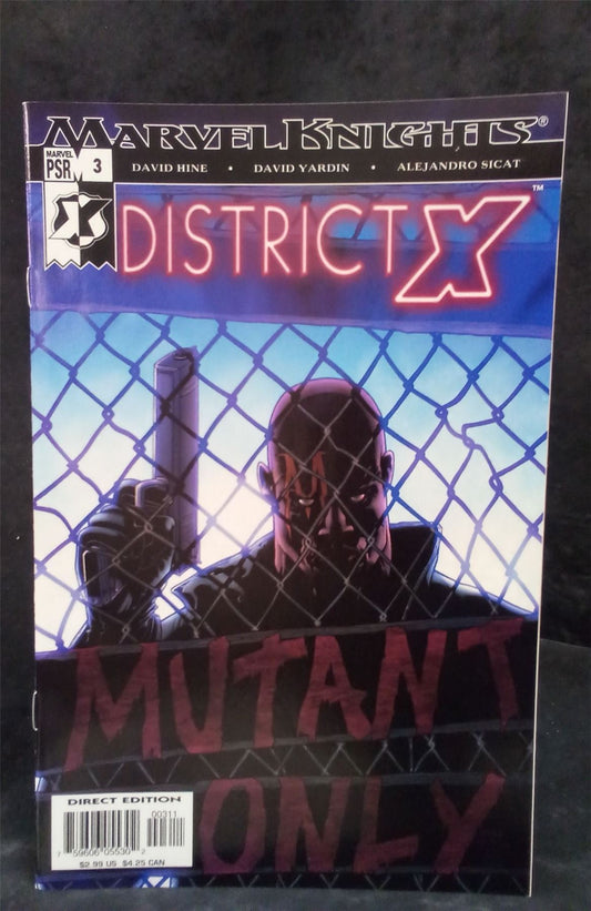 District X #3 2004 Marvel Comics Comic Book