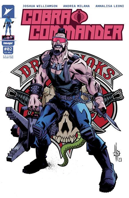 Cobra Commander #2 Second Printing Image Comics Comic Book