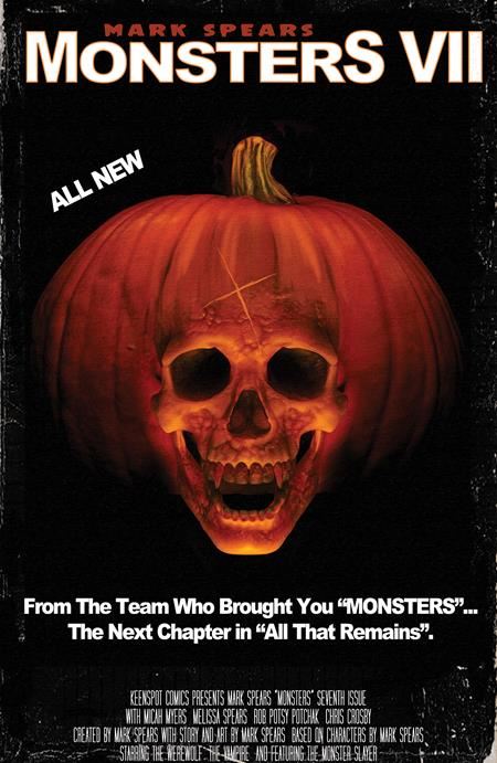 MARK SPEARS MONSTERS #7 CVR C MARK SPEARS HALLOWEEN II HOMAGE VAR  Ex Posse Holdings Comic Book 2025