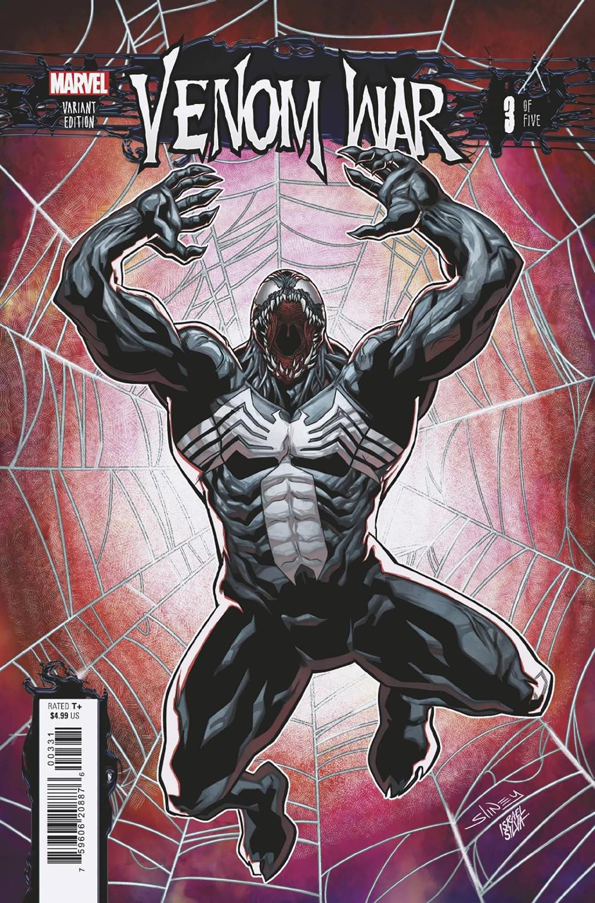 Venom War #3 Will Sliney Var Marvel Prh Comic Book 2024