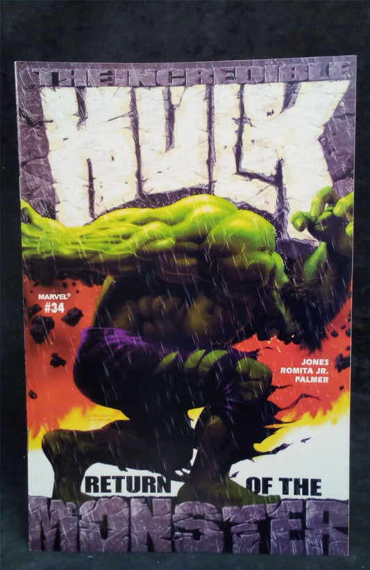 Incredible Hulk #34 2002 Marvel Comics Comic Book