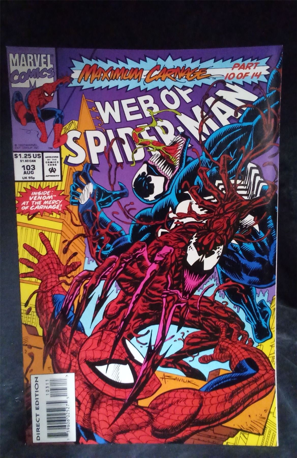 Web of Spider-Man #103 1993 Marvel Comics Comic Book