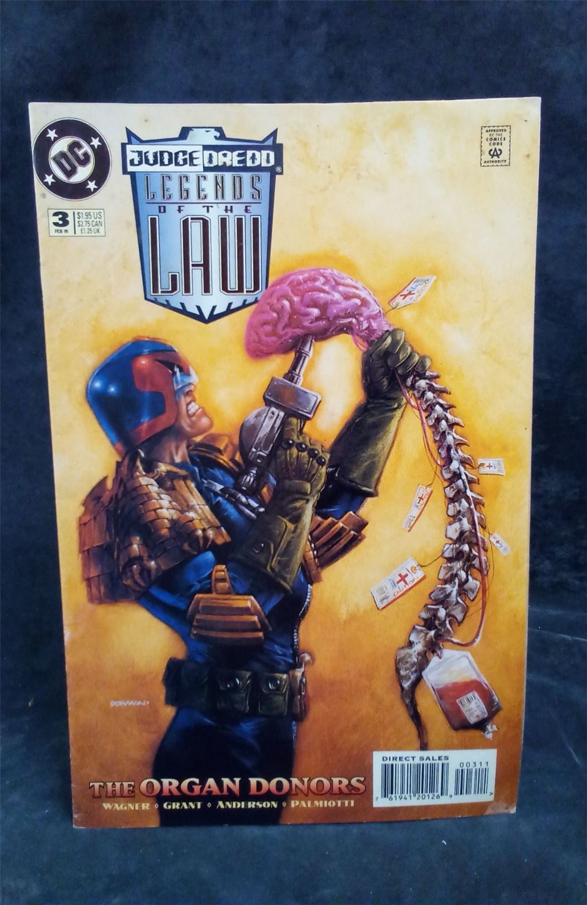 Judge Dredd Legends of the Law #3 1995 DC Comics Comic Book DC Comics Comic Book