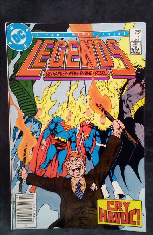 Legends #4 Newsstand Edition 1987 DC Comics Comic Book
