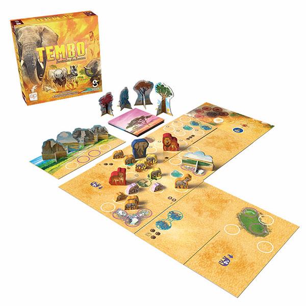 Tembo Survival on the Savanna By USAopoly Board Game