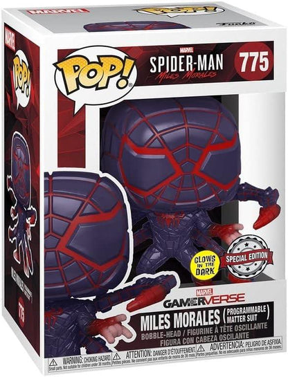 Funko POP! Gamerverse Spider-Man Miles Morales #775 - Miles Morales [Programmable Matter Suit GITD] Exclusive