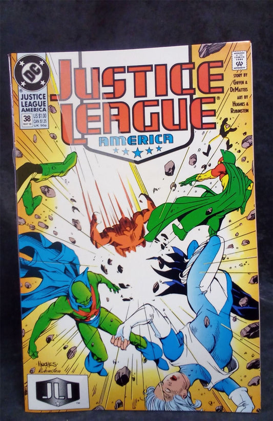 Justice League America #38 1990 DC Comics Comic Book