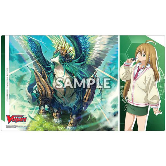 Playmat Cardfight Vanguard Divinez DELUXE Arc Megumi & Magnolia Patriach By Bushiroad