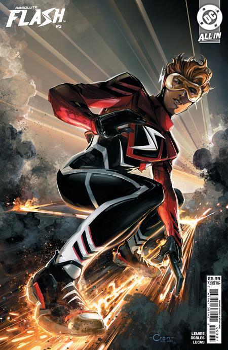 Absolute Flash #3 Cvr C Clayton Crain Card Stock Var DC Comics Comic Book