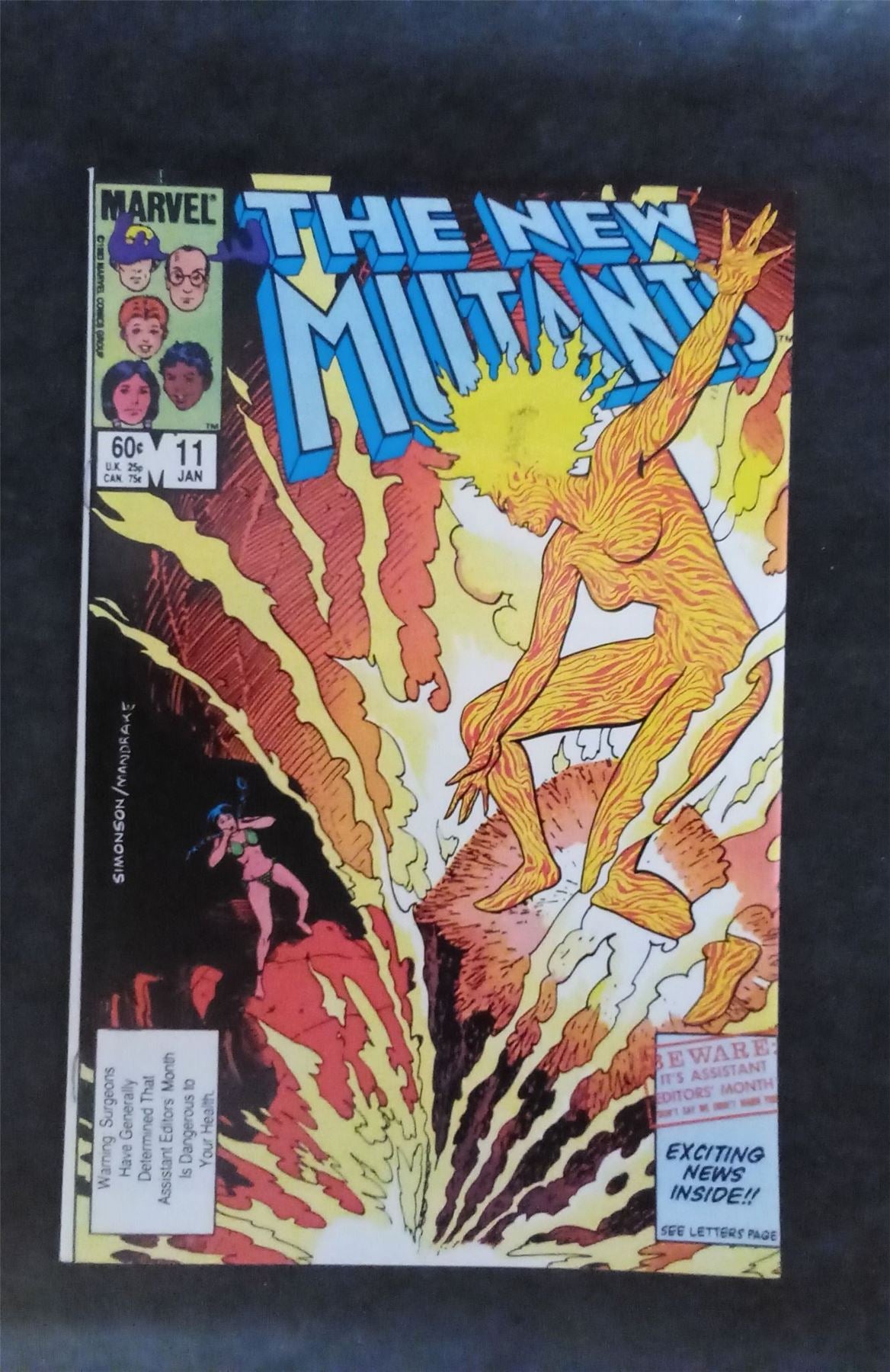 The New Mutants #11 1984 marvel Comic Book