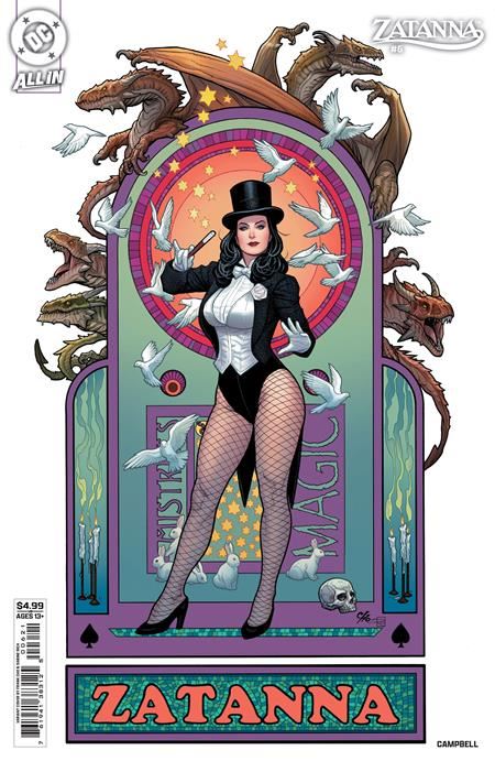 ZATANNA #6 (OF 6) CVR B FRANK CHO CARD STOCK VAR  DC Comics Comic Book 2025