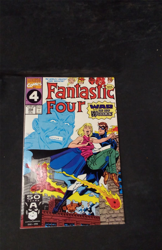 Fantastic Four #356 Direct Edition 1991 marvel Comic Book