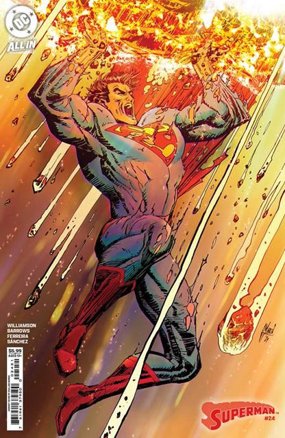 Superman #24 Cvr C Guillem March Card Stock Var  DC Comics Comic Book