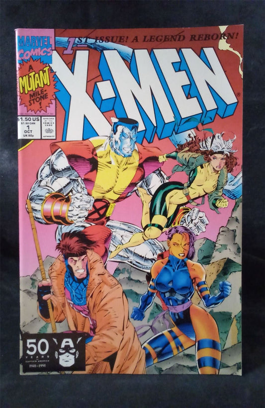 X-Men #1 Colossus and Gambit Cover 1991 Marvel Comics Comic Book