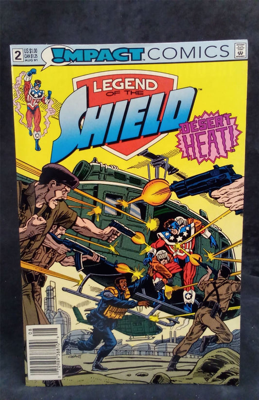 Legend of the Shield #2 Newsstand Edition 1991 DC Comics Comic Book