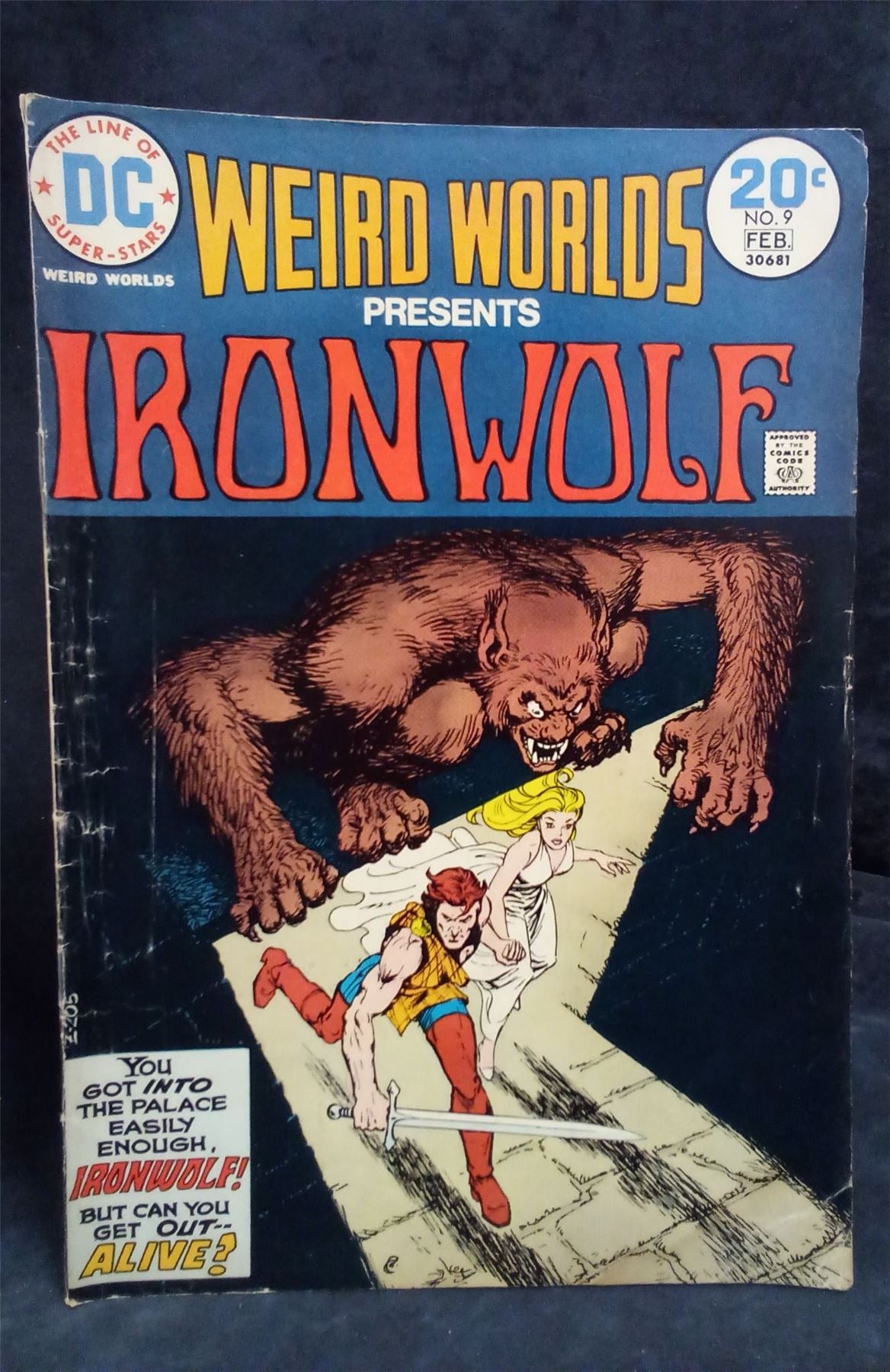 Weird Worlds #9 1974 DC Comics Comic Book