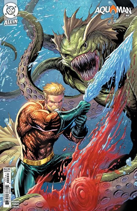 AQUAMAN #4 CVR D TYLER KIRKHAM CARD STOCK VAR  DC Comics Comic Book 2025