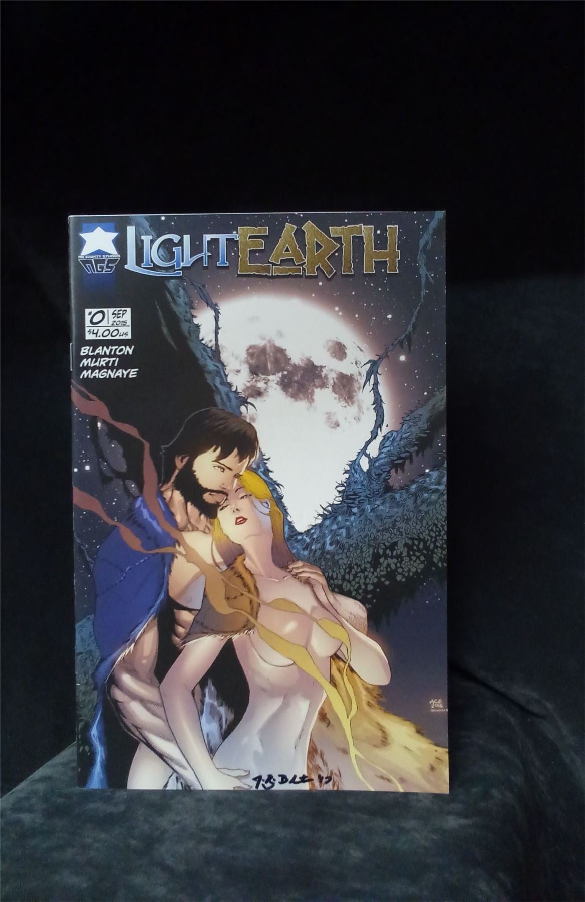 Light Earth #0 Cover D *signed* 2015  Comic Book