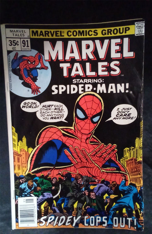 Marvel Comics Tales #91 1978 Marvel Comics Comic Book