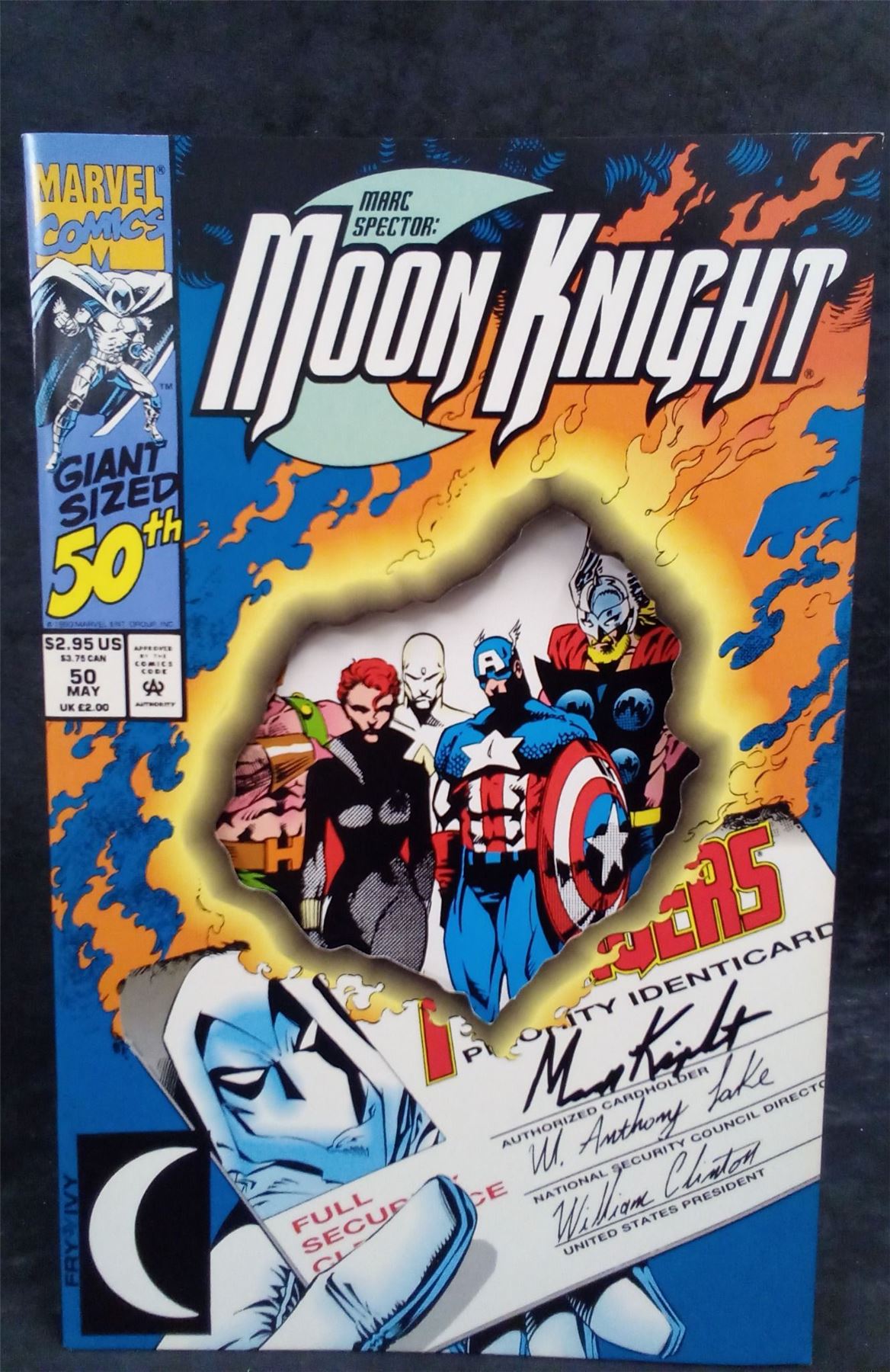 Marc Spector: Moon Knight #50 1993 Marvel Comics Comic Book