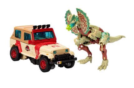 Transformers x Jurassic Park Generations Dilophocon and Autobot JP12 Action Figure