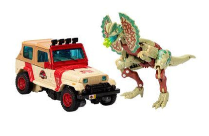 Transformers x Jurassic Park Generations Dilophocon and Autobot JP12 Action Figure
