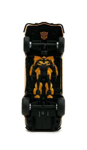 Hollywood Rides Transformers Rise of the Beasts Bumblebee 1977 Camaro 1:24 Scale Die-Cast Metal Vehicle with Badge Action Figure by Jada Toys