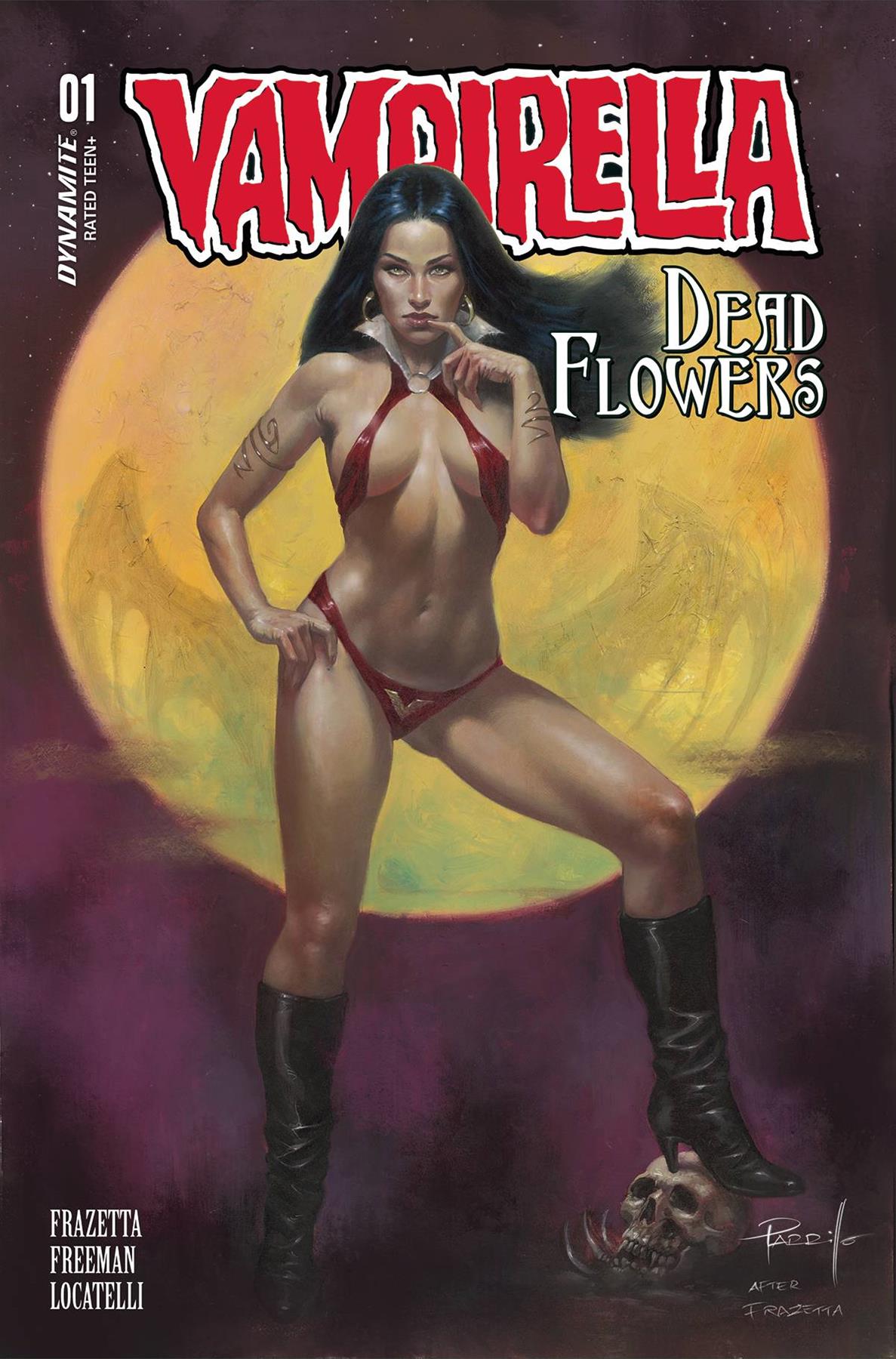 Vampirella Dead Flowers #1 (of 4) Cvr A Parrillo Dynamite Comic Book