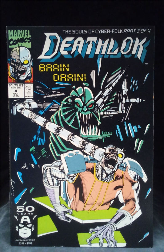 Deathlok #4 1991 Marvel Comics Comic Book