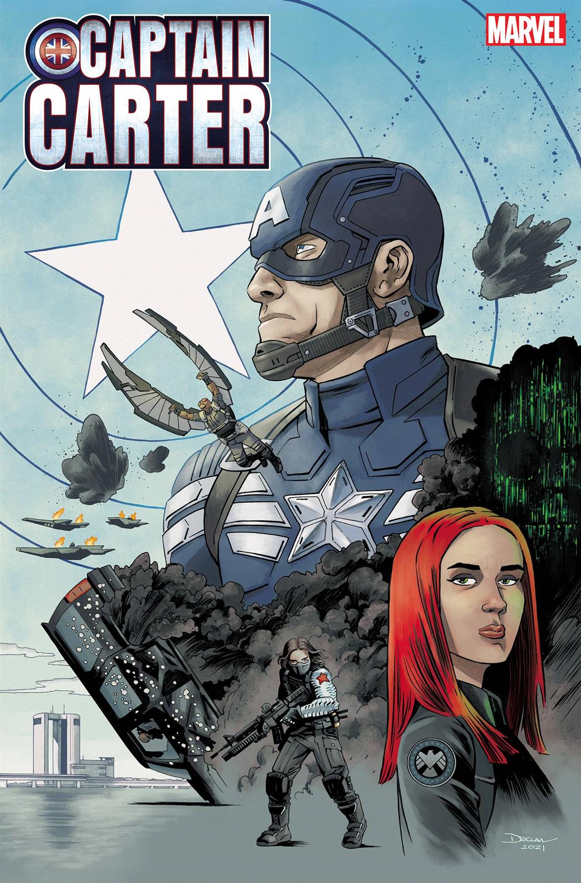 Captain Carter #1 (Shalvey Infinity Saga Phase 2 Var) Marvel Prh Comic Book 2022