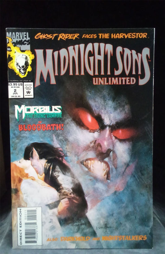 Midnight Sons Unlimited #2 1993 Marvel Comics Comic Book