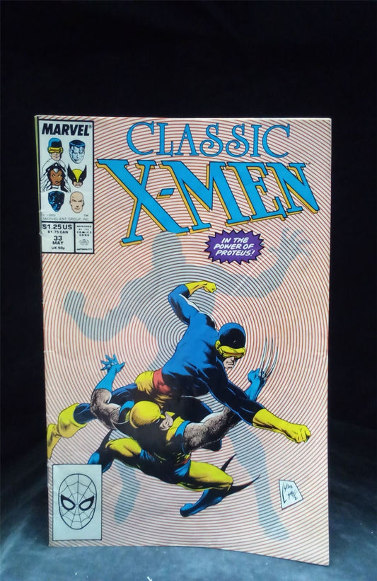 Classic X-Men #33 1989 Marvel Comics Comic Book